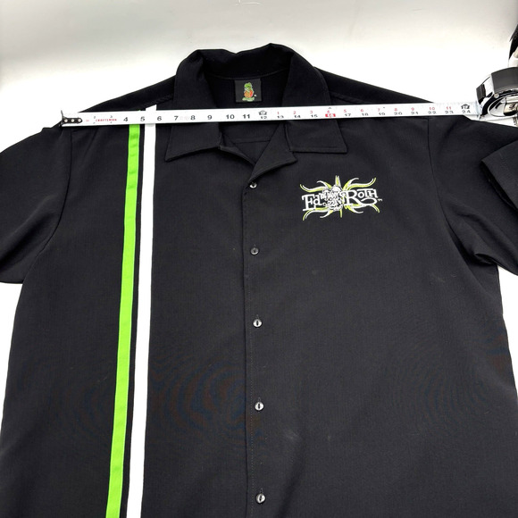 Vintage Y2K Big Daddy Ed Roth Embroidered Rat Fink Button Down XL 54" USA Made - Picture 9 of 14